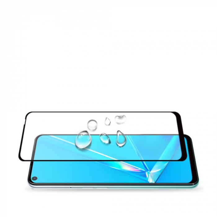 Folie Sticla Flippy® compatibila cu Oppo A9 2020 111D Negru [8]