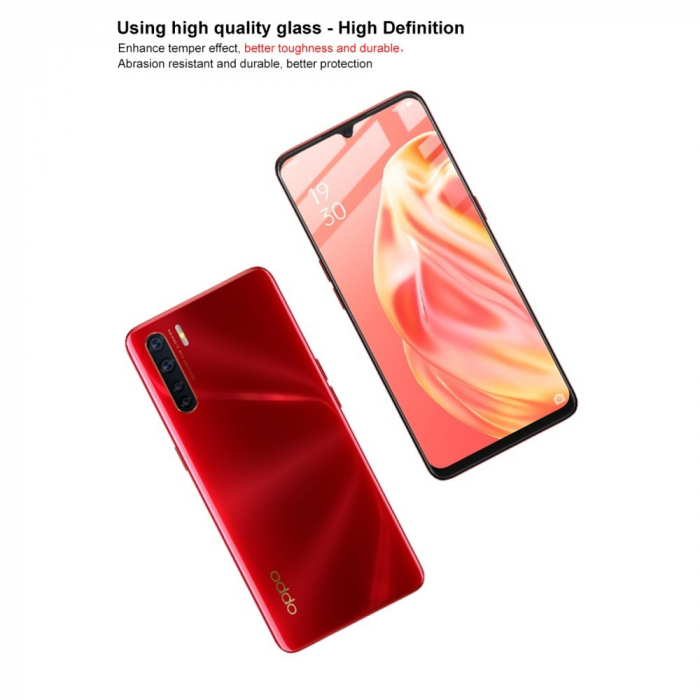 Folie Sticla Flippy® compatibila cu Oppo A91 111D Negru [14]
