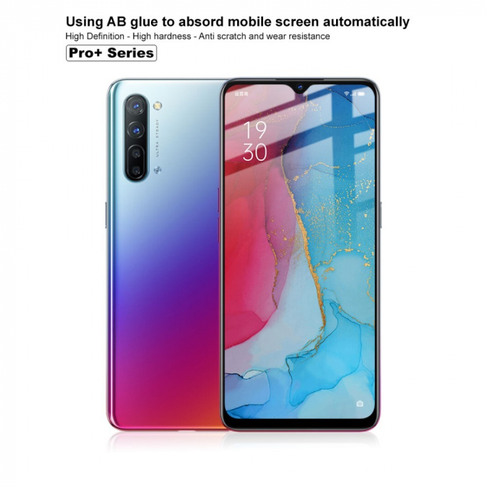 Folie Sticla Flippy® compatibila cu Oppo A91 111D Negru [16]