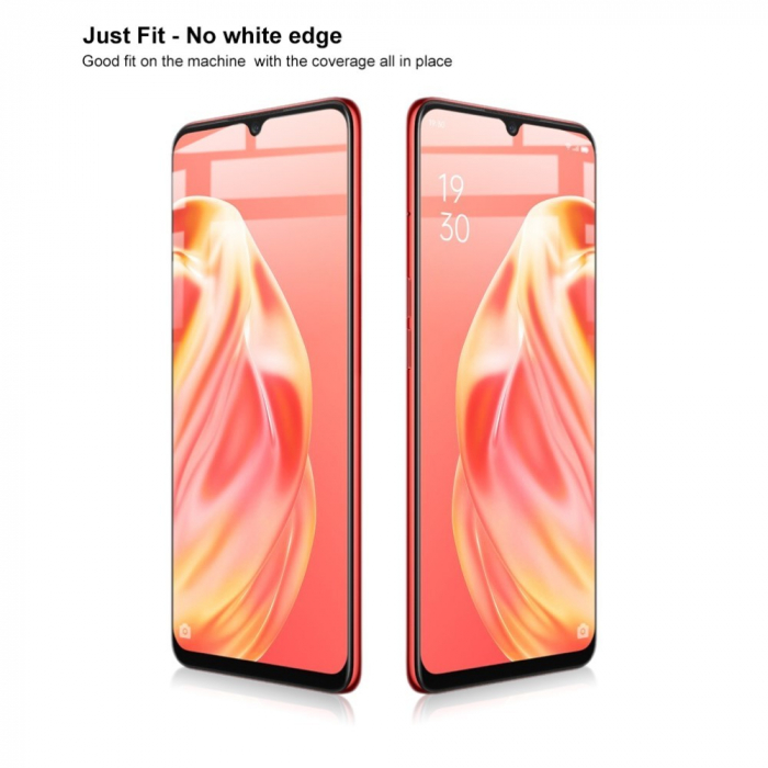 Folie Sticla Flippy® compatibila cu Oppo A91 111D Negru [10]