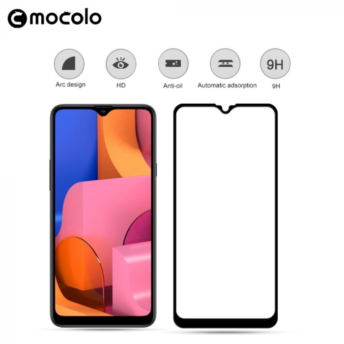 Folie Sticla Flippy® compatibila cu Samsung A20S 111D Negru [17]