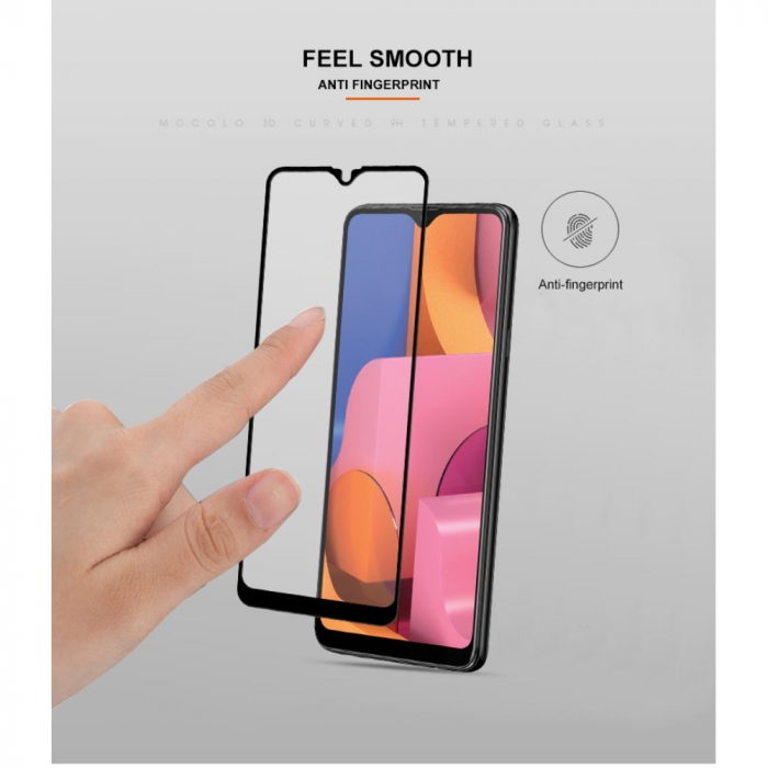 Folie Sticla Flippy® compatibila cu Samsung A20S 111D Negru [5]