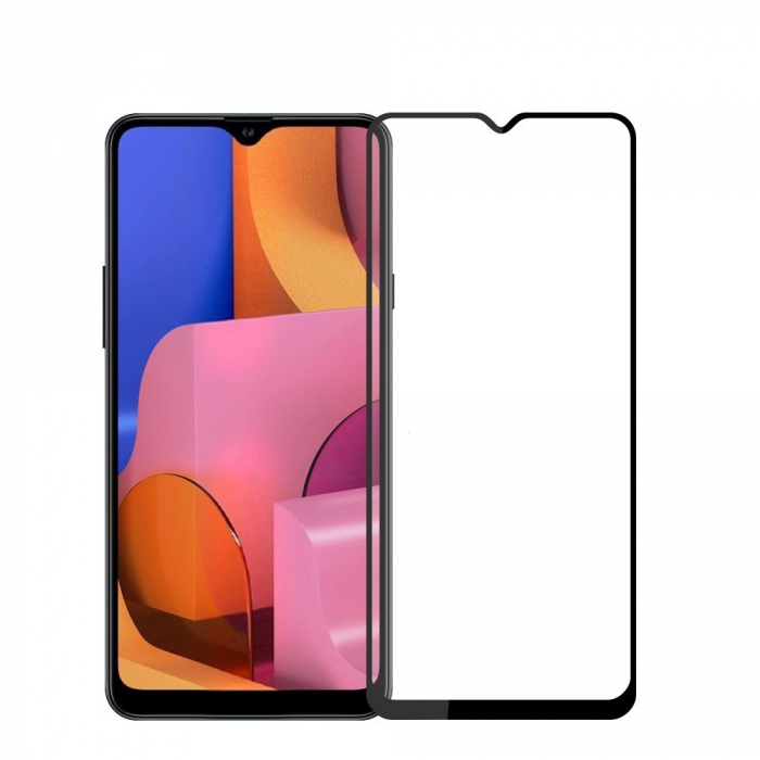 Folie Sticla Flippy® compatibila cu Samsung A20S 111D Negru [22]