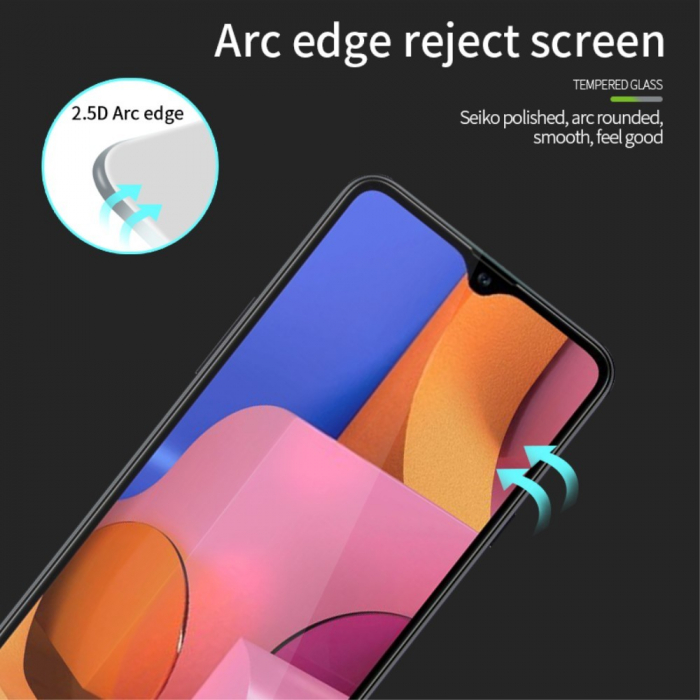 Folie Sticla Flippy® compatibila cu Samsung A20S 111D Negru [12]