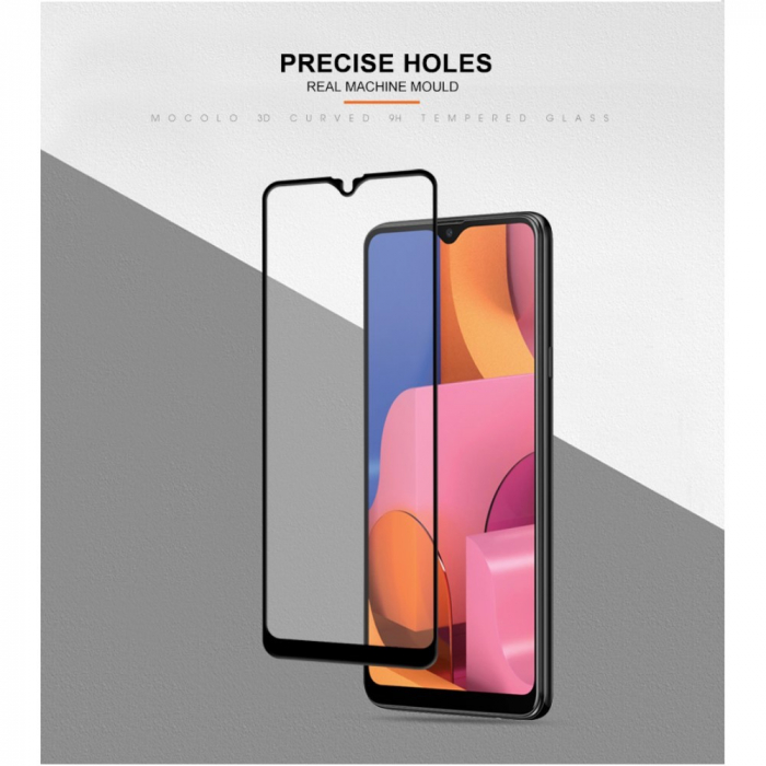 Folie Sticla Flippy® compatibila cu Samsung A20S 111D Negru [7]