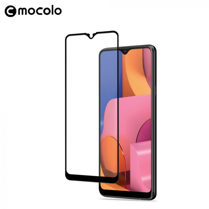 Folie Sticla Flippy® compatibila cu Samsung A20S 111D Negru [15]
