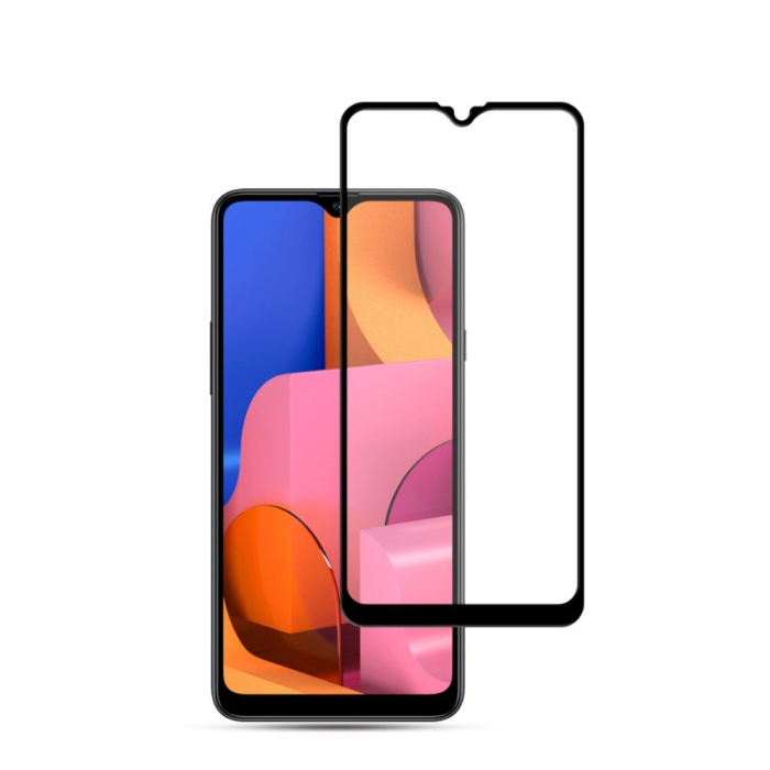 Folie Sticla Flippy® compatibila cu Samsung A20S 111D Negru [18]