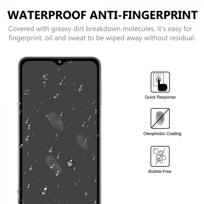Folie Sticla Flippy® compatibila cu Samsung A32 5G 111D Negru [5]