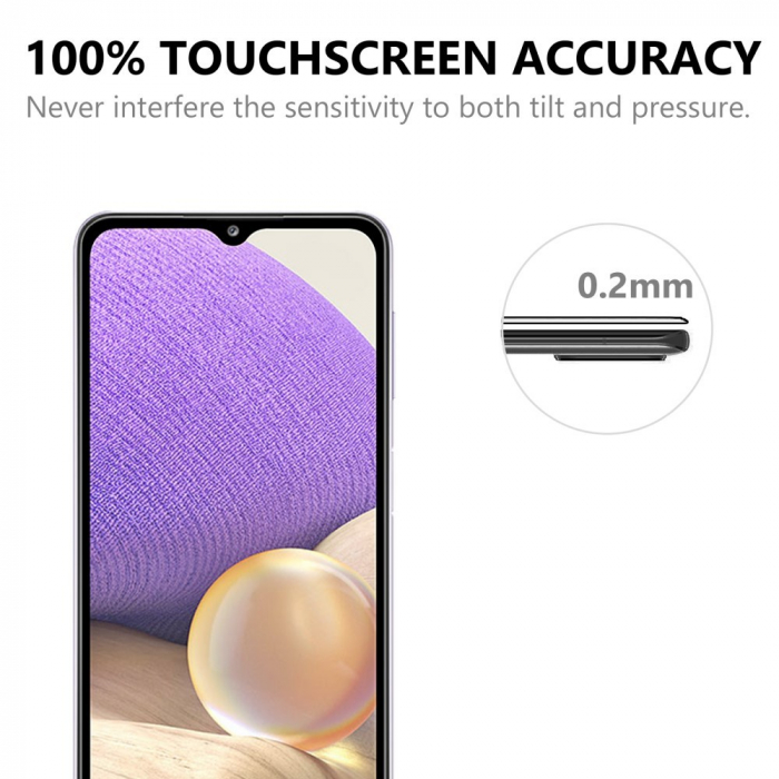 Folie Sticla Flippy® compatibila cu Samsung A32 5G 111D Negru [7]