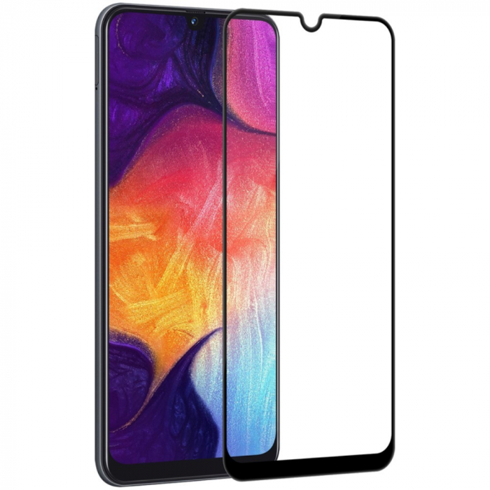 Folie Sticla Flippy® compatibila cu Samsung Galaxy A30/A50 111D Negru [15]