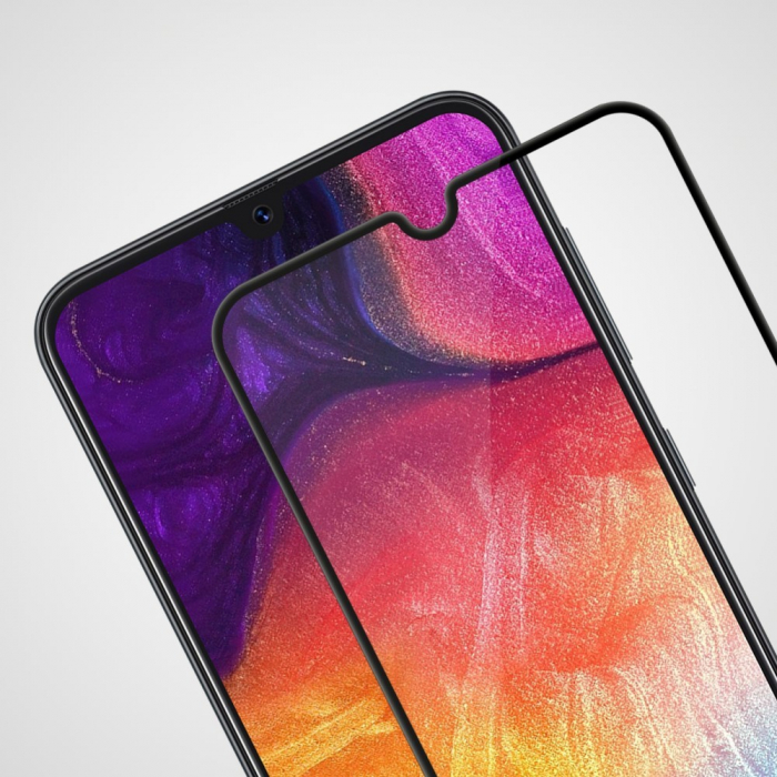 Folie Sticla Flippy® compatibila cu Samsung Galaxy A30/A50 111D Negru [9]