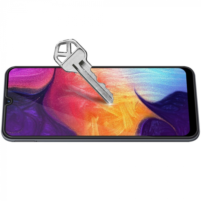Folie Sticla Flippy® compatibila cu Samsung Galaxy A30/A50 111D Negru [16]