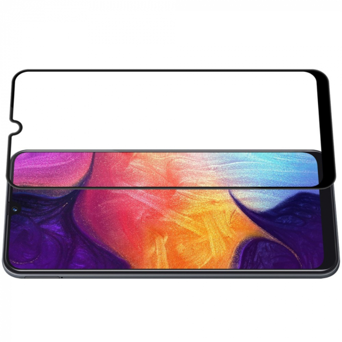 Folie Sticla Flippy® compatibila cu Samsung Galaxy A30/A50 111D Negru [17]