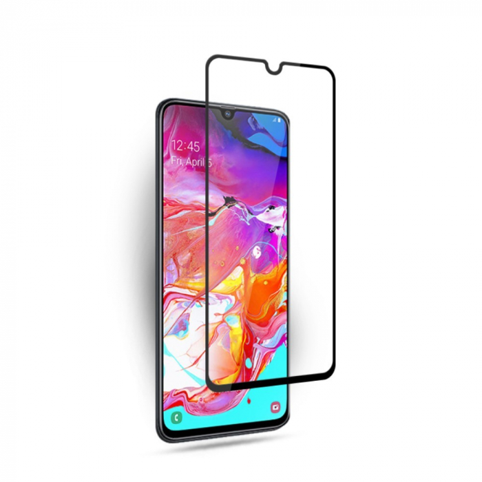 Folie Sticla Flippy® compatibila cu Samsung Galaxy A70 111D Negru [7]