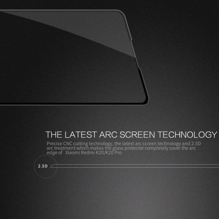 Folie Sticla Flippy® compatibila cu Xiaomi Mi 9T / Mit 9T Pro 111D Negru [18]