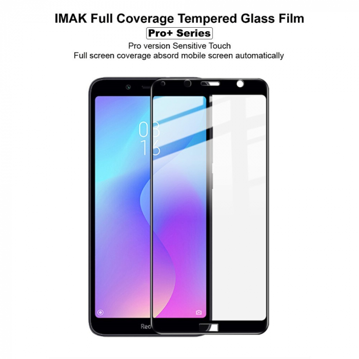 Folie Sticla Flippy® compatibila cu Xiaomi Redmi 7A 111D Negru [11]