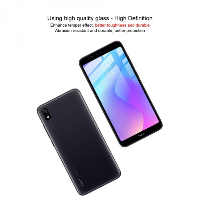 Folie Sticla Flippy® compatibila cu Xiaomi Redmi 7A 111D Negru [16]