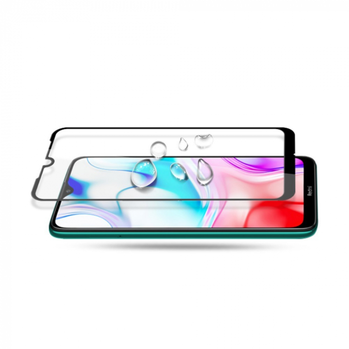 Folie Sticla Flippy® compatibila cu Xiaomi Redmi 8 111D Negru [5]
