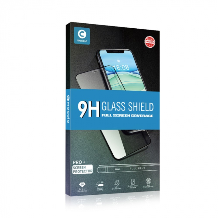 Folie Sticla Flippy® compatibila cu Xiaomi Redmi 8 111D Negru [8]