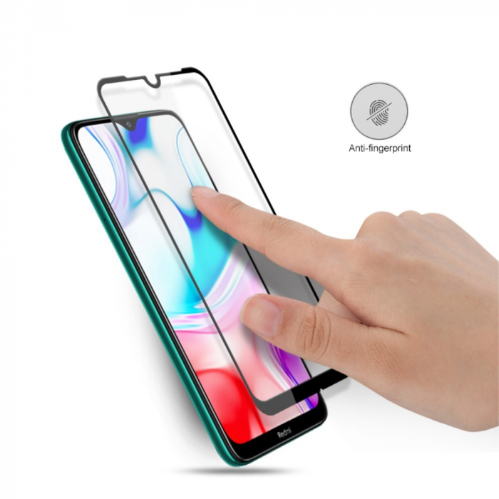 Folie Sticla Flippy® compatibila cu Xiaomi Redmi 8 111D Negru [6]