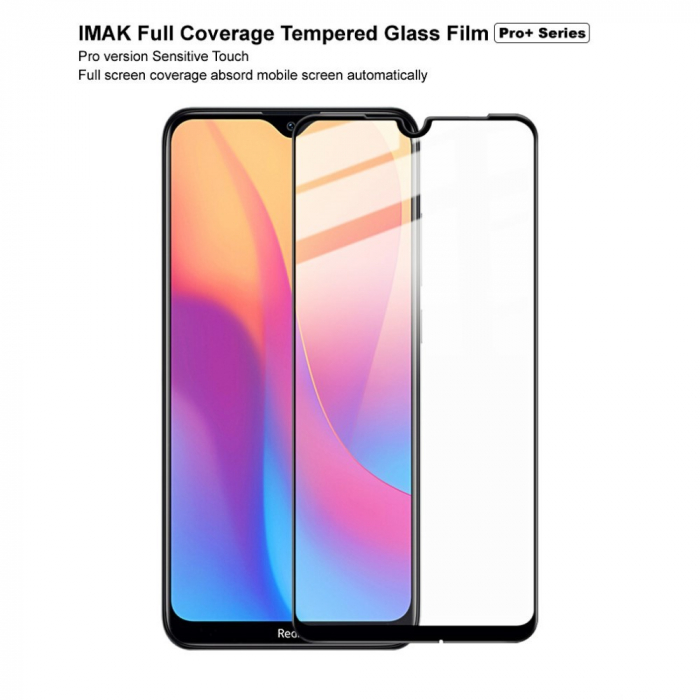 Folie Sticla Flippy® compatibila cu Xiaomi Redmi 8A 111D Negru [15]