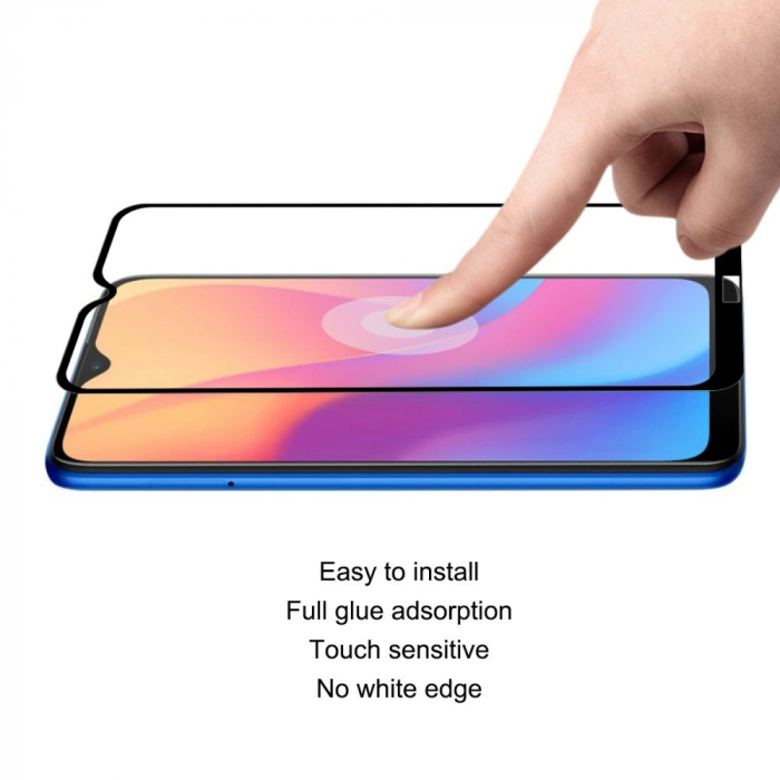 Folie Sticla Flippy® compatibila cu Xiaomi Redmi 8A 111D Negru [3]
