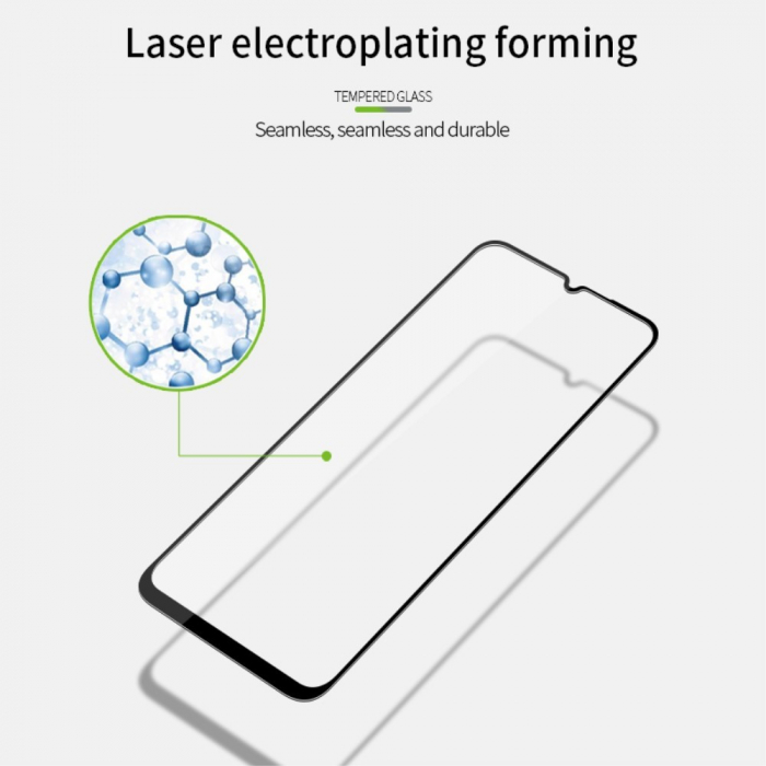 Folie Sticla Flippy® compatibila cu Xiaomi Redmi 9 111D Negru [20]