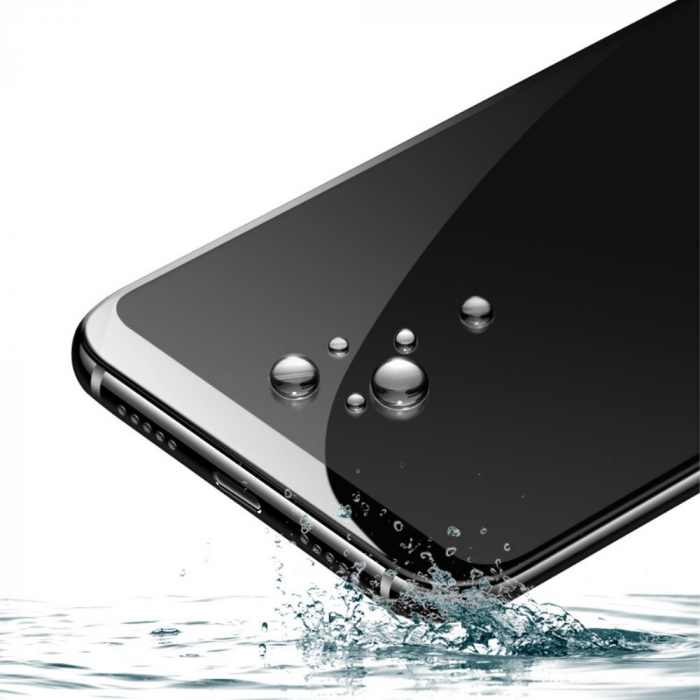 Folie Sticla Flippy® compatibila cu Xiaomi Redmi 9 111D Negru [11]