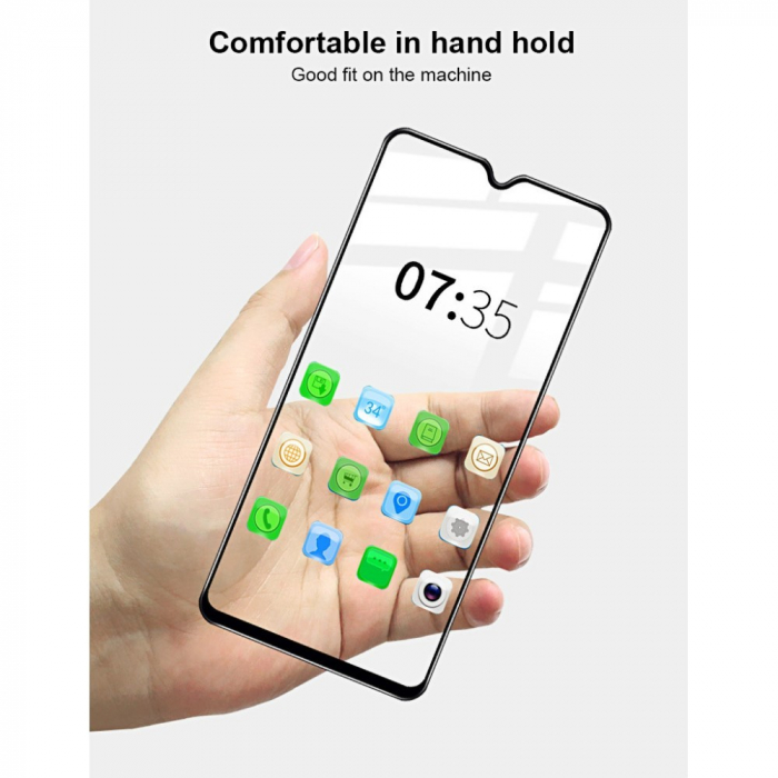 Folie Sticla Flippy® compatibila cu Xiaomi Redmi Note 8 Pro 111D Negru [15]