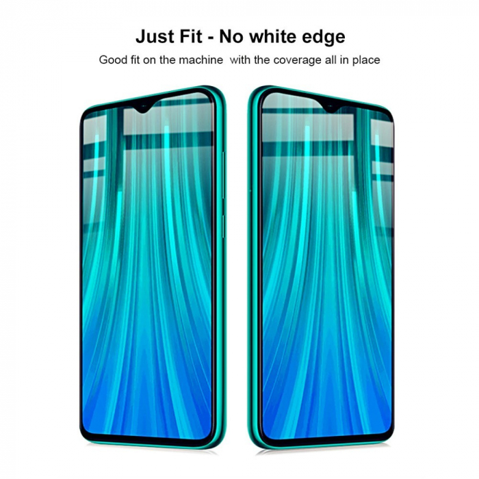 Folie Sticla Flippy® compatibila cu Xiaomi Redmi Note 8 Pro 111D Negru [13]