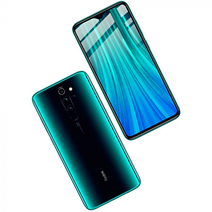 Folie Sticla Flippy® compatibila cu Xiaomi Redmi Note 8 Pro 111D Negru [7]