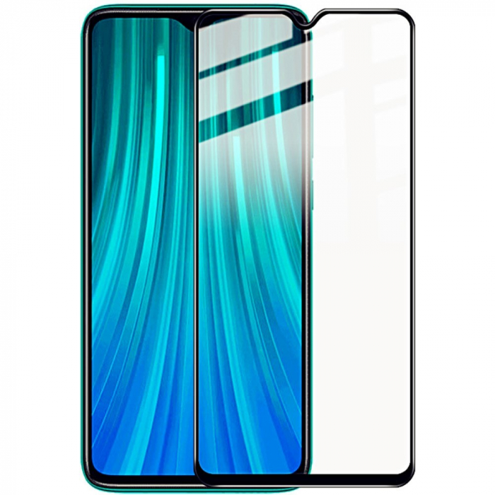 Folie Sticla Flippy® compatibila cu Xiaomi Redmi Note 8 Pro 111D Negru [1]