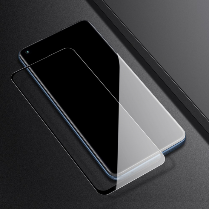 Folie Sticla Flippy® compatibila cu Xiaomi Redmi Note 9 111D Negru [9]