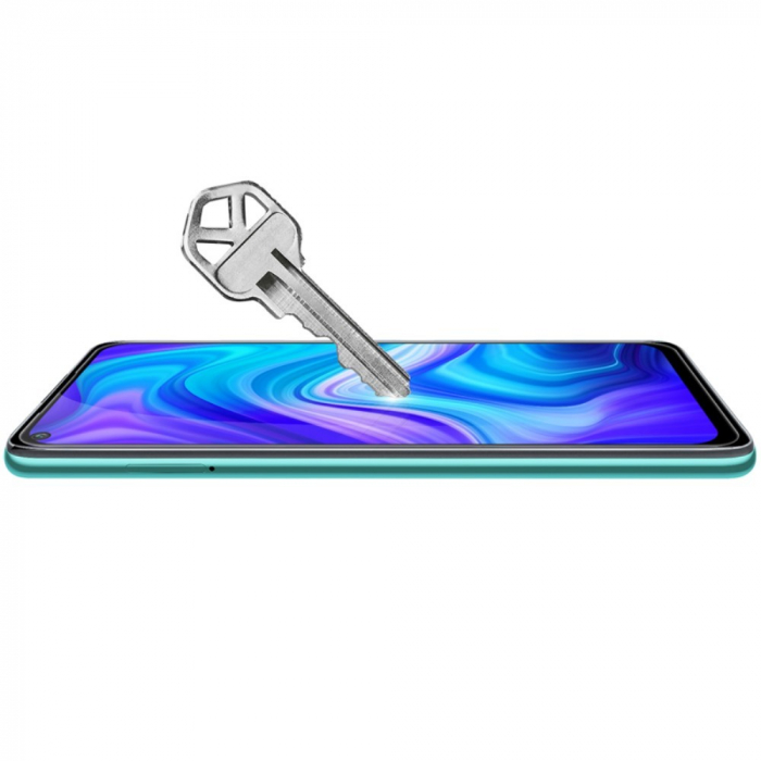 Folie Sticla Flippy® compatibila cu Xiaomi Redmi Note 9 111D Negru [3]