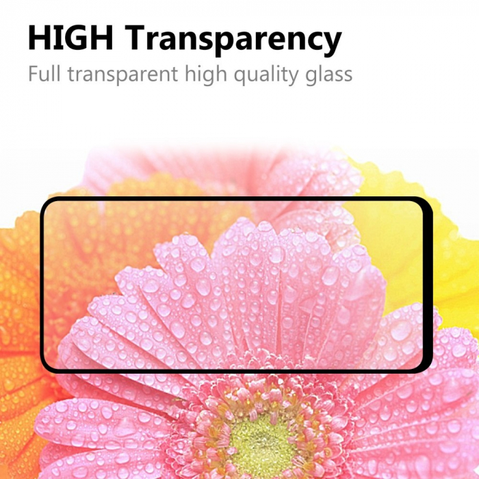 Folie Sticla Flippy® compatibila cu Xiaomi Redmi Note 9 Pro 111D Negru [6]