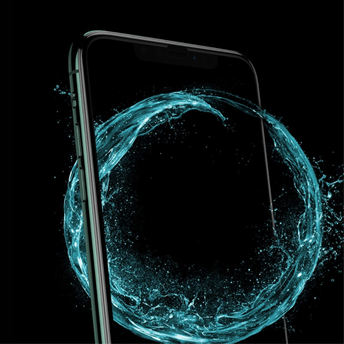 Folie Sticla Flippy® pentru Apple iPhone 11 Pro Max/XS Max 111D Negru [3]