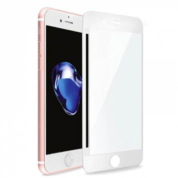 Folie Sticla Flippy® pentru Apple iPhone 7/8 Plus 111D Alb [1]
