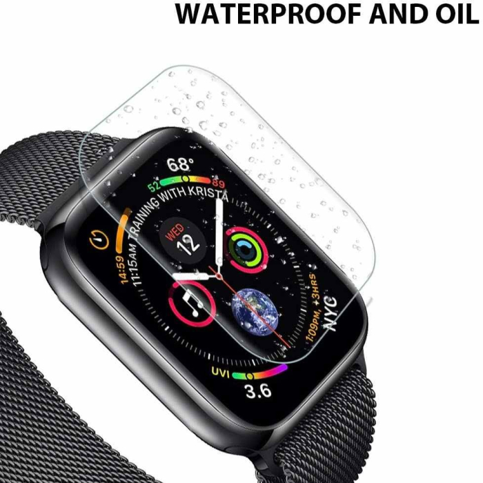 Folie Sticla Flippy pentru Apple Watch Series 4/5 44 mm UV Nano Water Transparent [8]