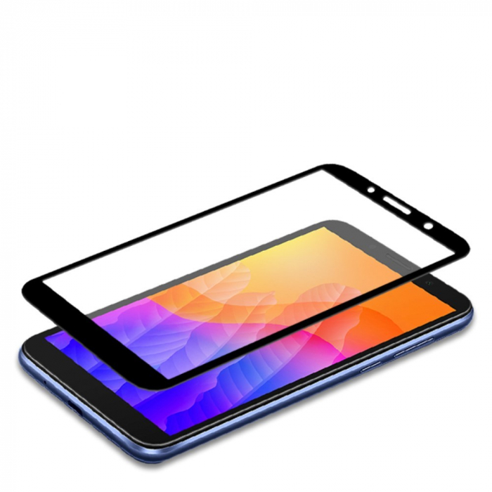 Folie Sticla Flippy® pentru Huawei Y5P 2020 111D Negru [5]