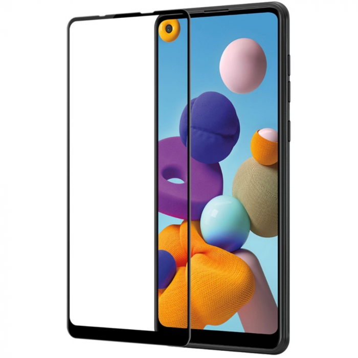 Folie Sticla Flippy® pentru Samsung A21S 111D Negru [2]