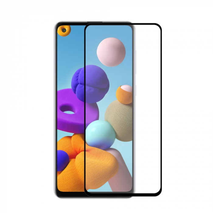 Folie Sticla Flippy® pentru Samsung A21S 111D Negru [3]
