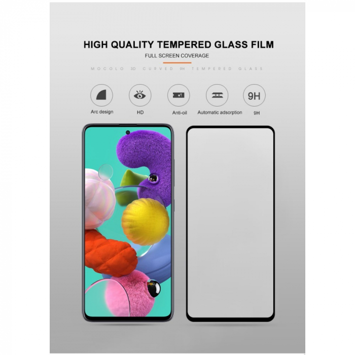 Folie Sticla Flippy® pentru Samsung A32 4G 111D Negru [18]