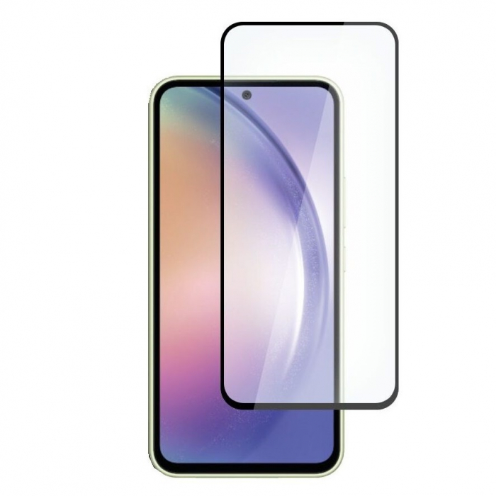Folie Sticla Flippy pentru Samsung A54 5G, Transparenta HD, 9H, 111D, Margini negre [1]