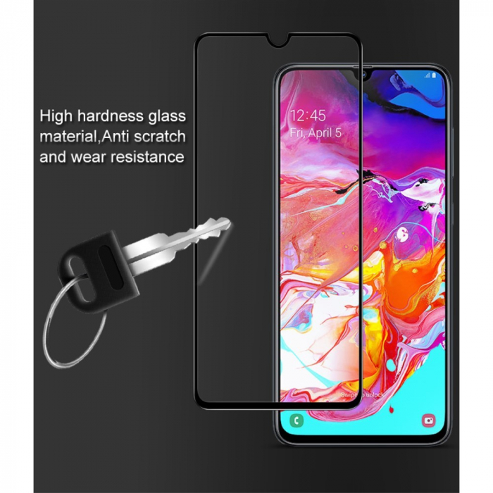 Folie Sticla Flippy® pentru Samsung A70 111D Negru [9]