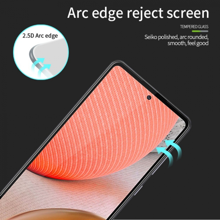 Folie Sticla Flippy® pentru Samsung A72 111D Negru [8]