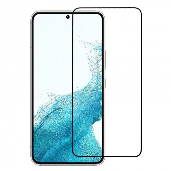 Folie Sticla Flippy® pentru Samsung S23 5G 111D Negru [1]