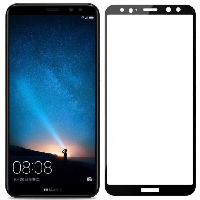 Folie Sticla Huawei Mate 10 Pro 3D Negru [3]