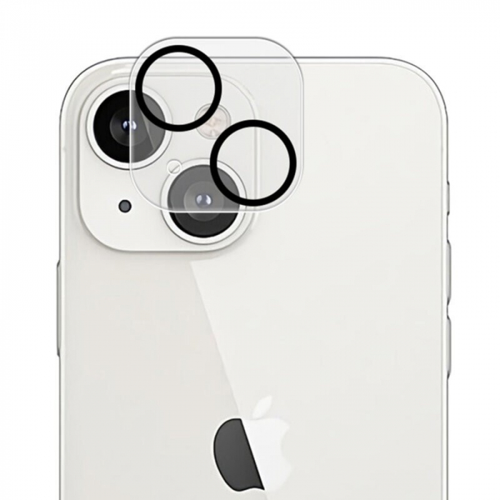 Folie Sticla pentru Camera Apple iPhone 15 / 15 Plus, Full Glue, Negru [3]