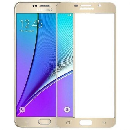 Folie Sticla Samsung Galaxy A5 2016 Full Face Auriu [3]
