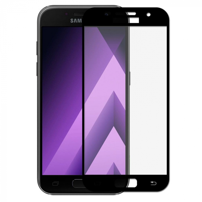 Folie Sticla Samsung Galaxy A7 2017 5D Negru [3]